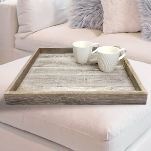 Decorative wooden trays for shop ottomans